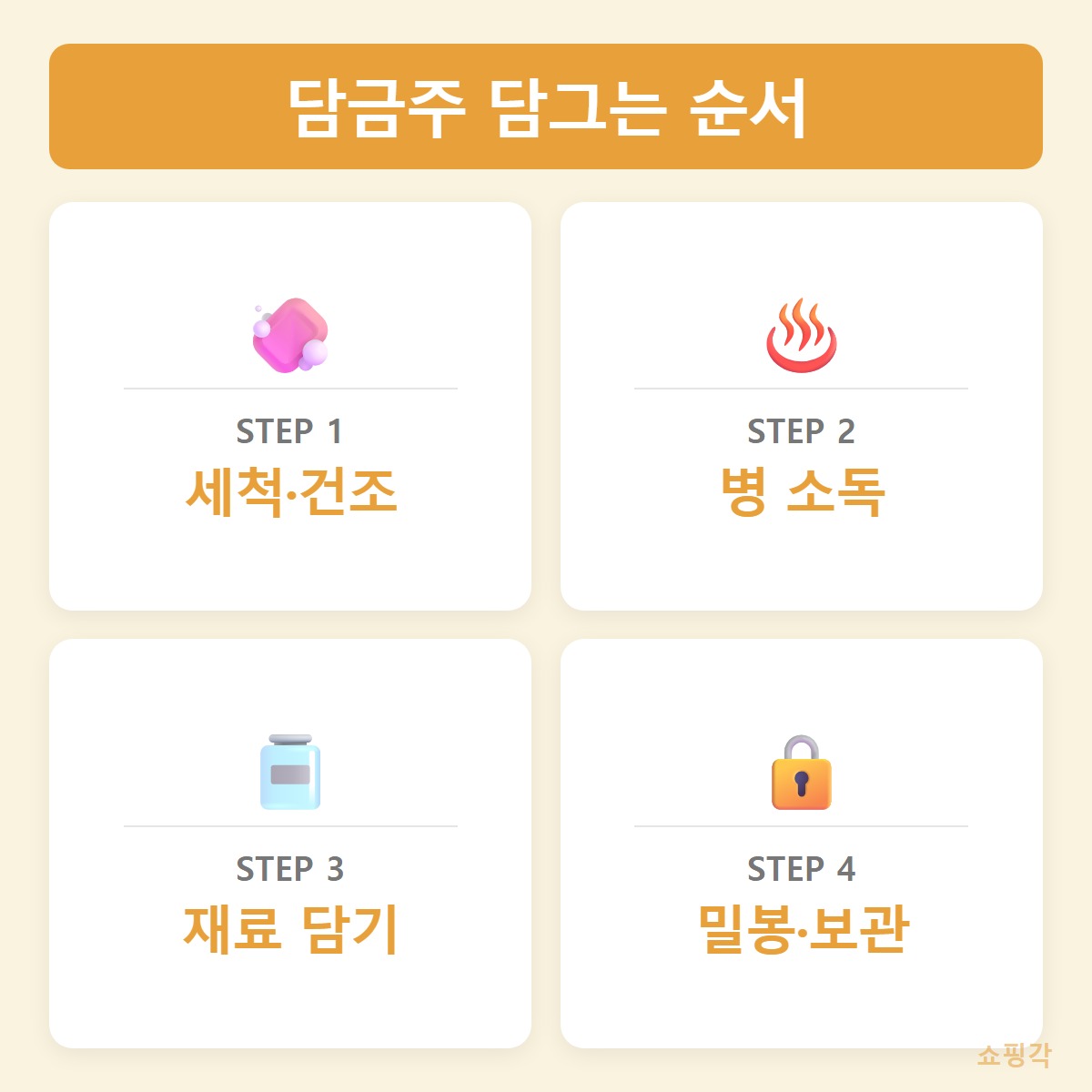 담금주순서
